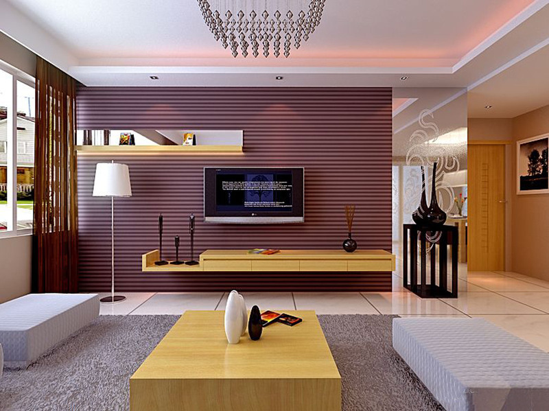 100款現(xiàn)代簡(jiǎn)約小戶型客廳電視背景墻裝修效果圖_濰坊樓市新聞-吉屋網(wǎng)
